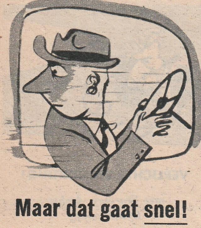 Retro reclame 1953 Phoenix Leeuwarden fiets dat gaat snel, Verzenden, Overige typen