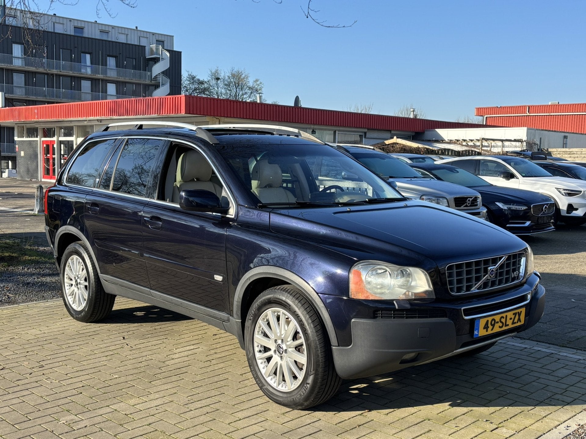 Volvo XC90 4.4 V8 AWD Executive Schuifdak RSE 7P (bj 2006), Automatische klimaatregeling, Gebruikt, 7 stoelen, Bedrijf