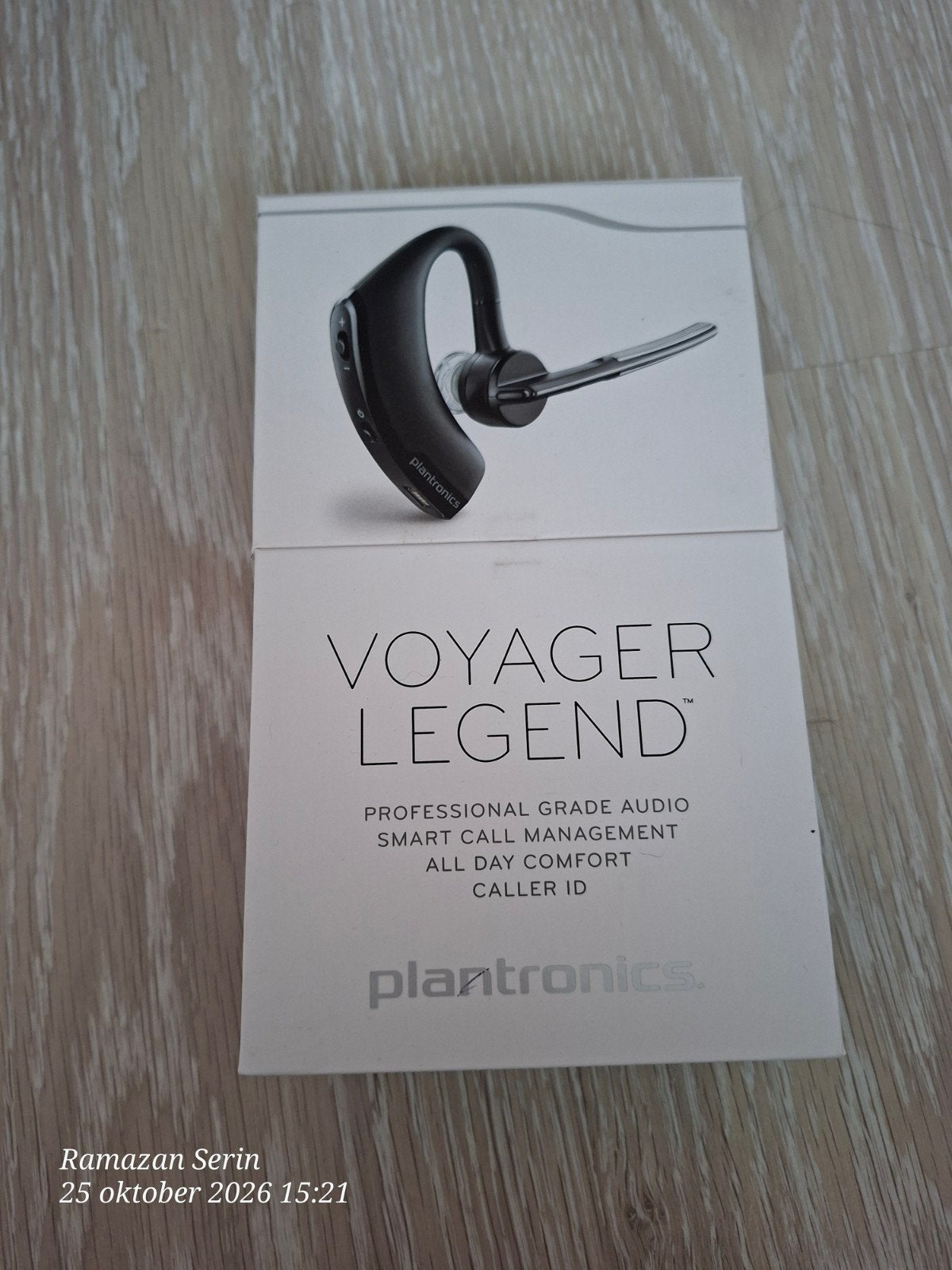 Plantronics Voyager Legend Bluetooth Headset, Gebruikt, Zwart, Ophalen, Overige merken