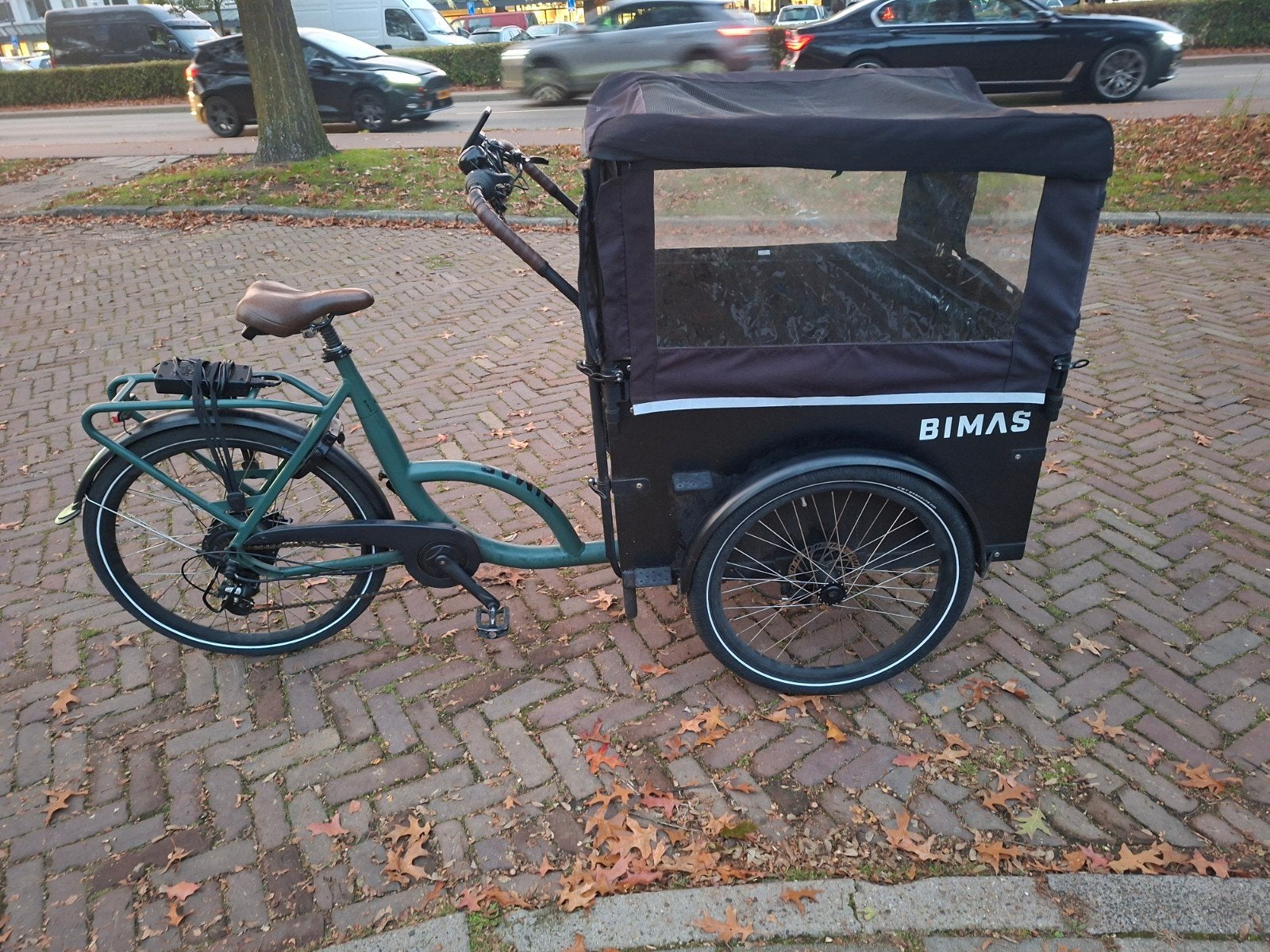 bimas electrische bakfiets, Ophalen of Verzenden, Zo goed als nieuw