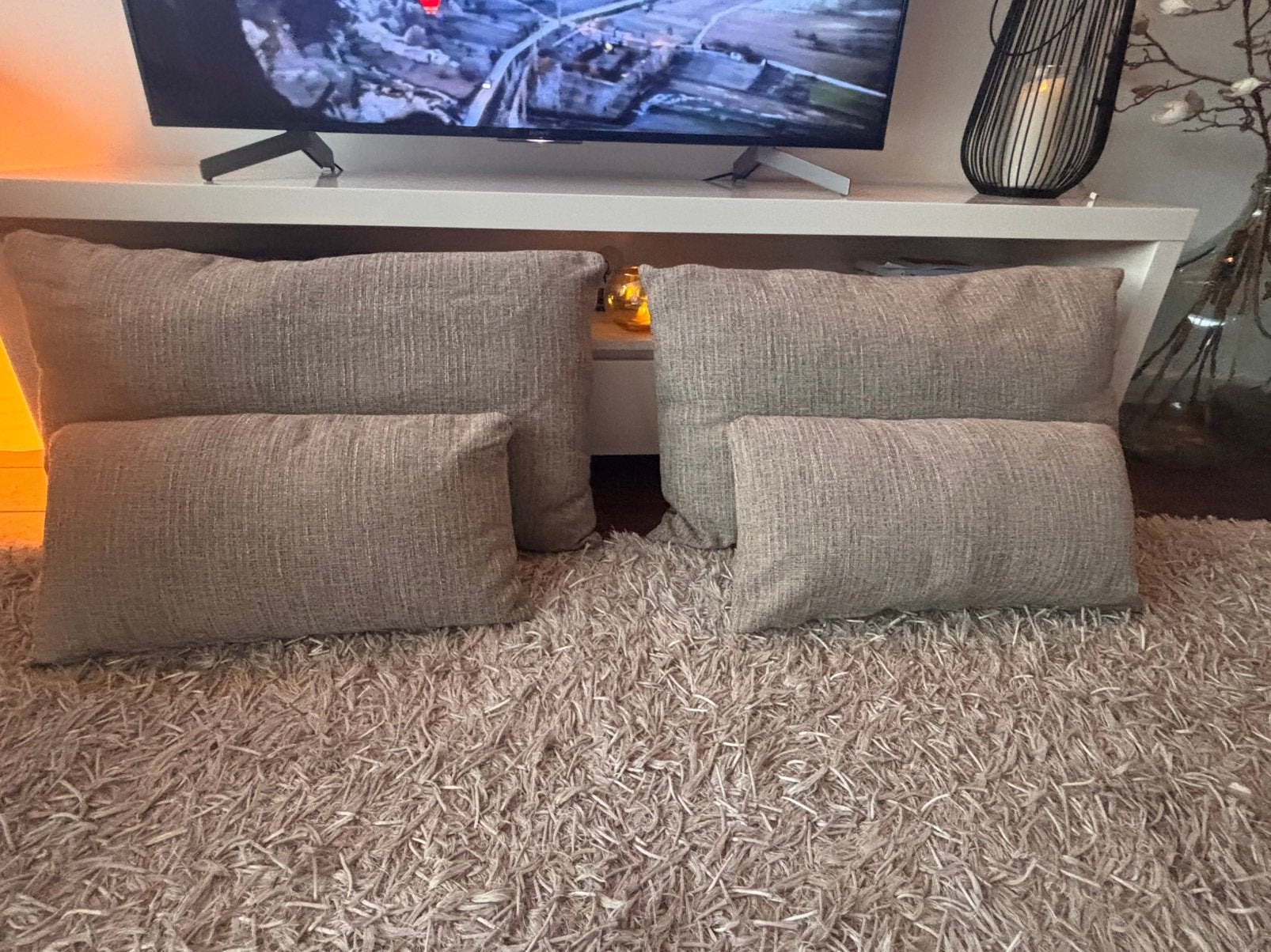 Super mooie SÖDERHAMN 4-zits loungebank met chaise longue, Ophalen, 250 tot 300 cm, Gebruikt, Hoekbank