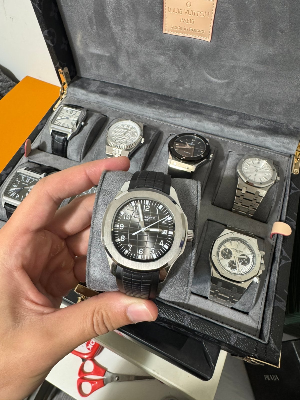 Patek Philippe Aquanaut rubbere band, Ophalen of Verzenden
