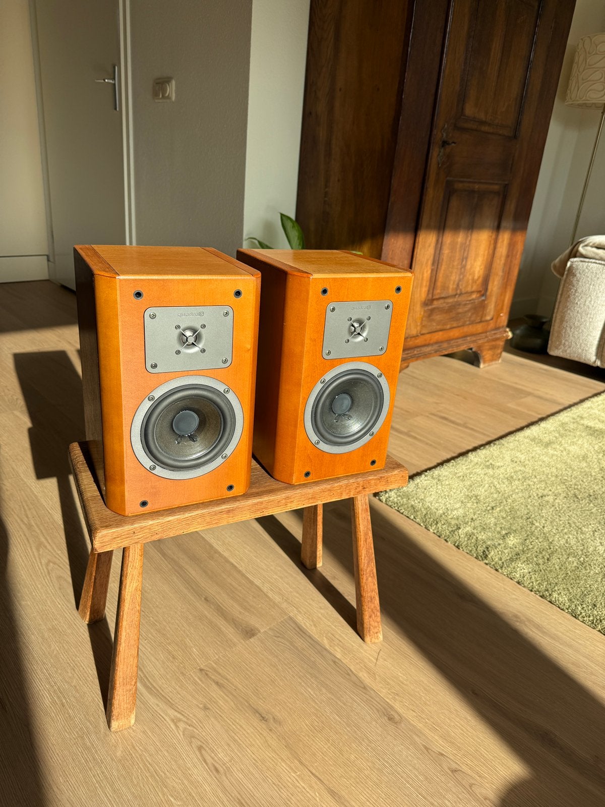 Quadral Pico 50 - 80 Watt Luidsprekers, Zo goed als nieuw, 60 tot 120 watt, Boekenplank luidspreker, Ophalen