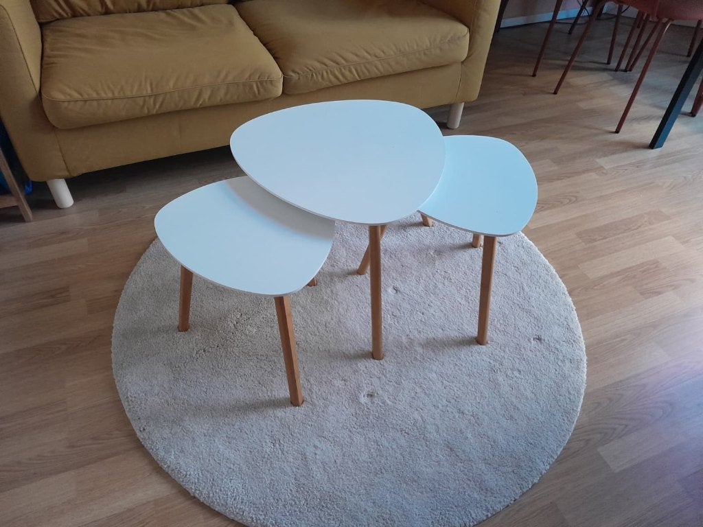 Salontafels Jysk, Ophalen, Gebruikt, 50 tot 100 cm, Rond
