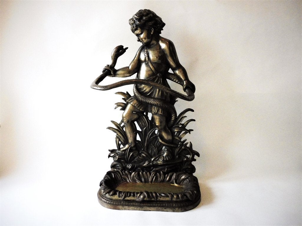 Unieke parapluhouder wandelstokhouder paraplubak Hercules, Ophalen