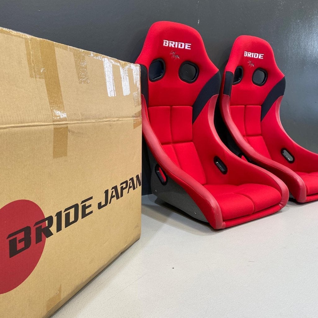 Bride Zieg IV low max rood kuipstoel sportstoel