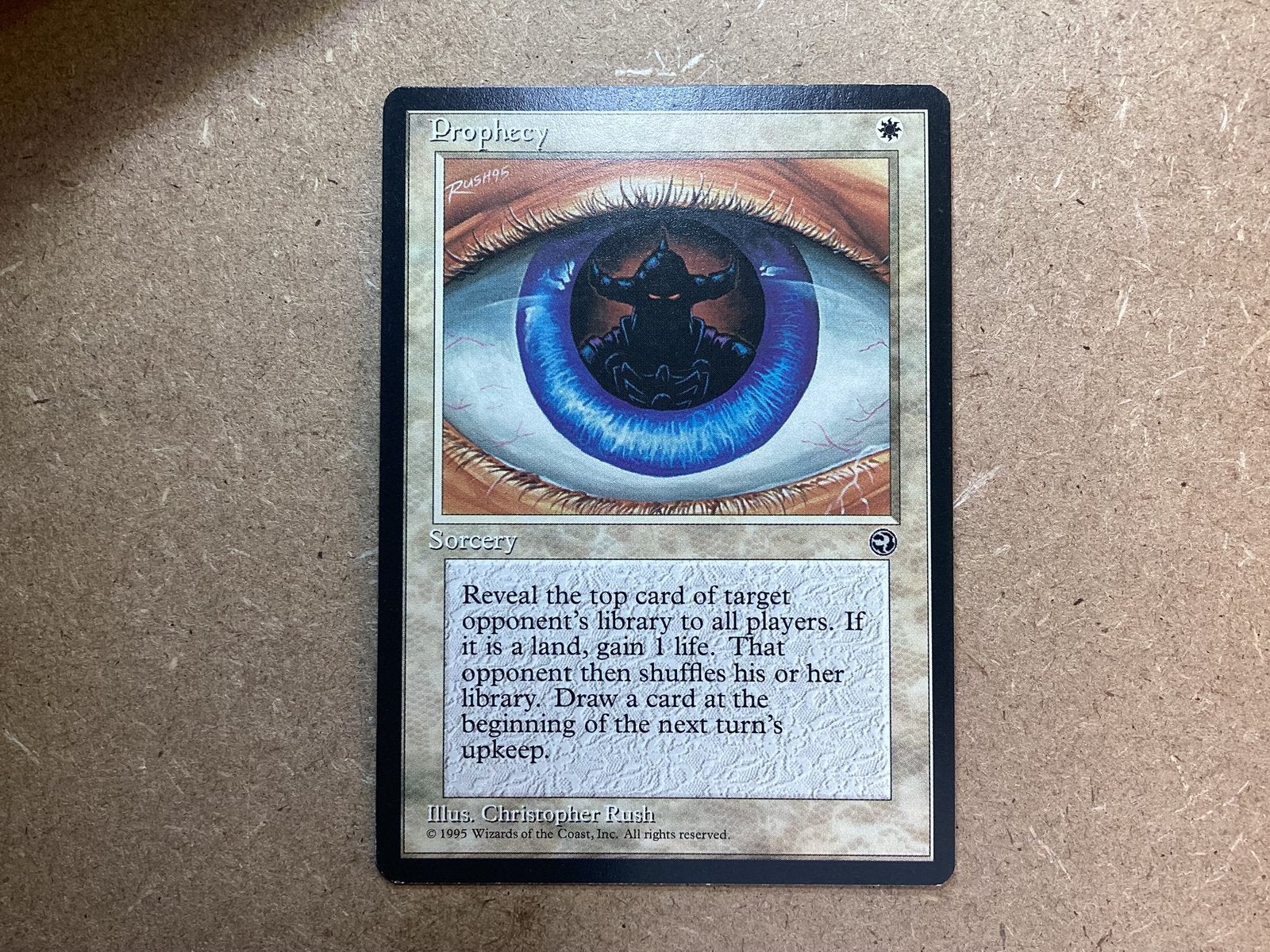1x Prophecy (Excellent), Ophalen of Verzenden, Zo goed als nieuw, Losse kaart