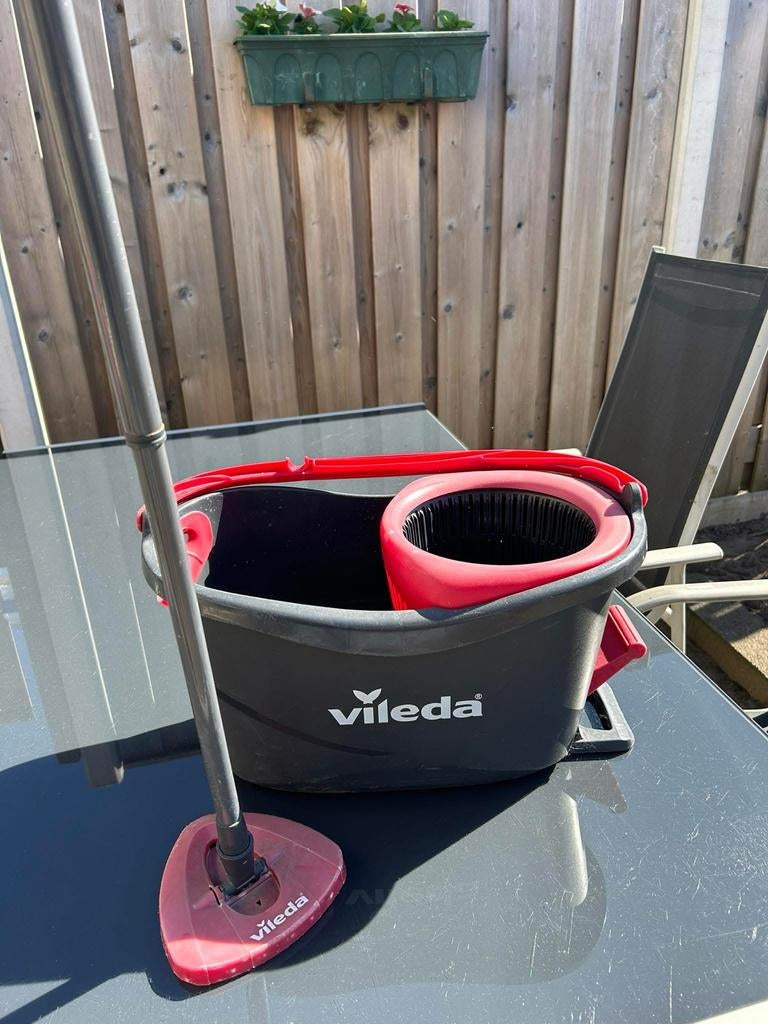 Vileda Easy Wring & Clean Turbo Dweilsysteem, Ophalen of Verzenden, Dweilemmer, -bak, of -wagen