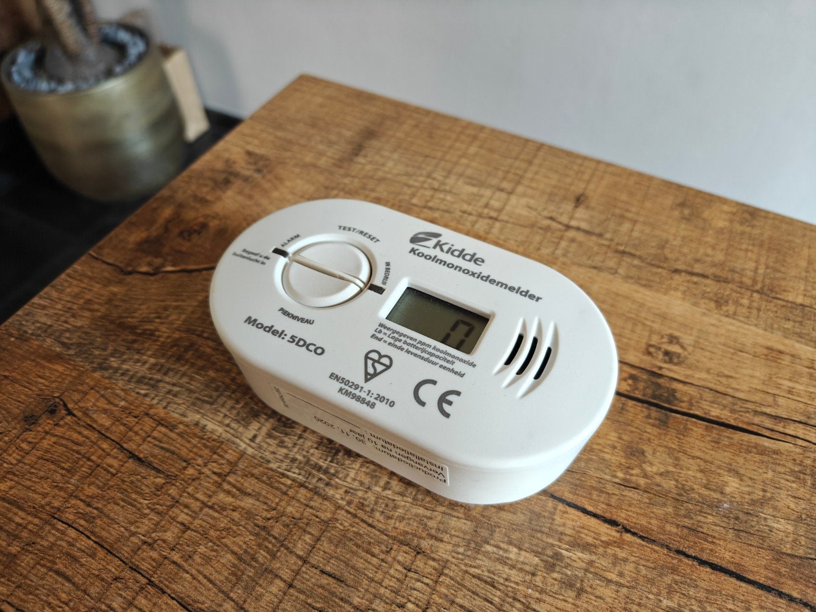 Kidde Koolmonoxidemelder, Ophalen of Verzenden, Gebruikt, Detector, Sensor of Melder, Overige soorten