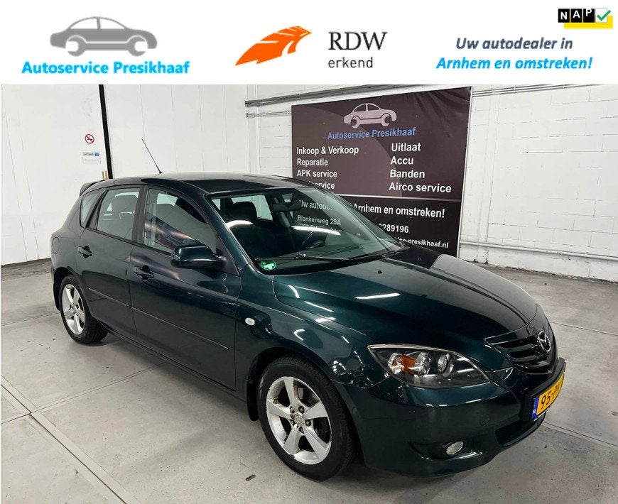 Mazda 3 Sport 1.6 Touring Automaat AIRCO / NAP / LM VELGEN, Gebruikt, 4 cilinders, Metallic lak, Origineel Nederlands