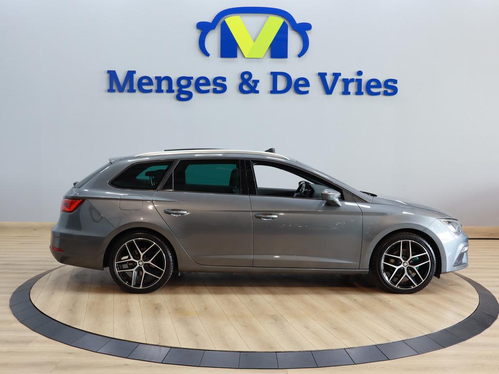 SEAT Leon ST 1.4 EcoTSI FR Airco ECC | Automaat | Trekhaak |, Auto's, 12 maanden, Gebruikt, 4 cilinders, Leder en Stof