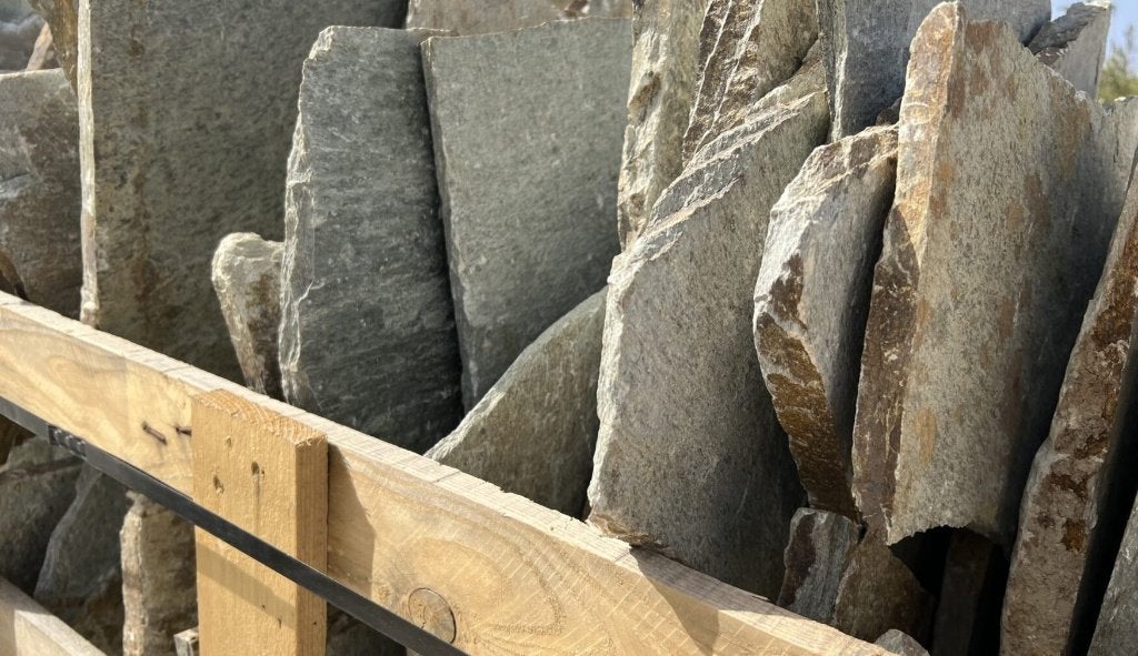 Flagstones Kavalas Xantia XL Greece -20-30mm 6-9pc M2 sep, Natuursteeninfo BV, Nieuw, Ophalen of Verzenden, Info@natuursteeninfo.eu