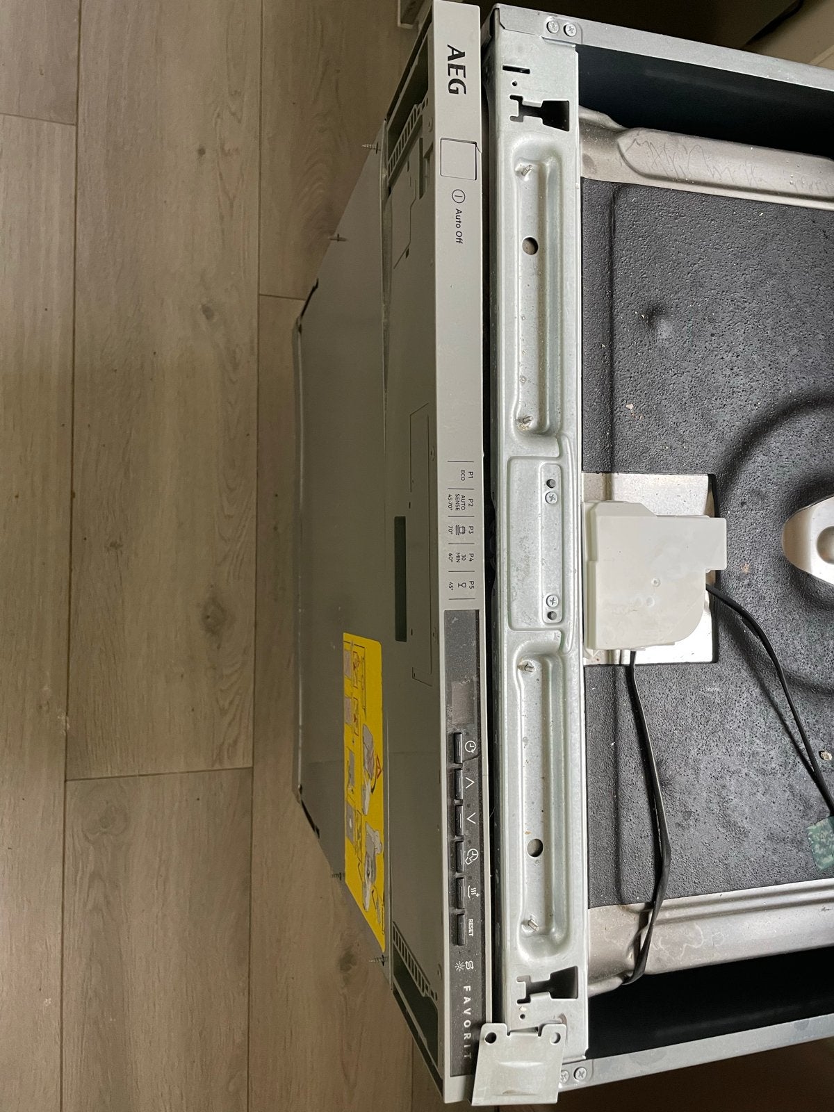 Wegens verbouwing keuken AEG inbouw vaatwasser, Ophalen, Gebruikt, Minder dan 85 cm, 60 cm of meer