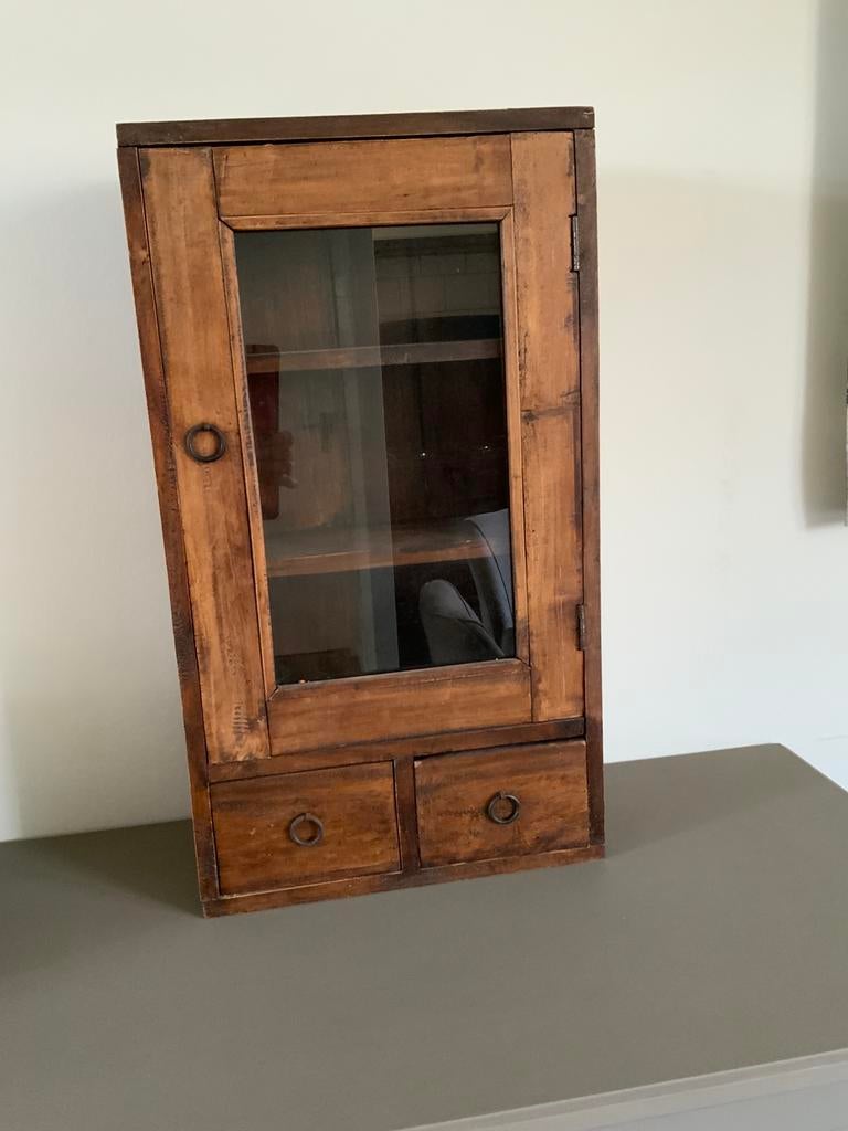 vitrine kastje, Huis en Inrichting, Kasten | Vitrinekasten, Ophalen, 50 tot 100 cm, Zo goed als nieuw, Minder dan 100 cm