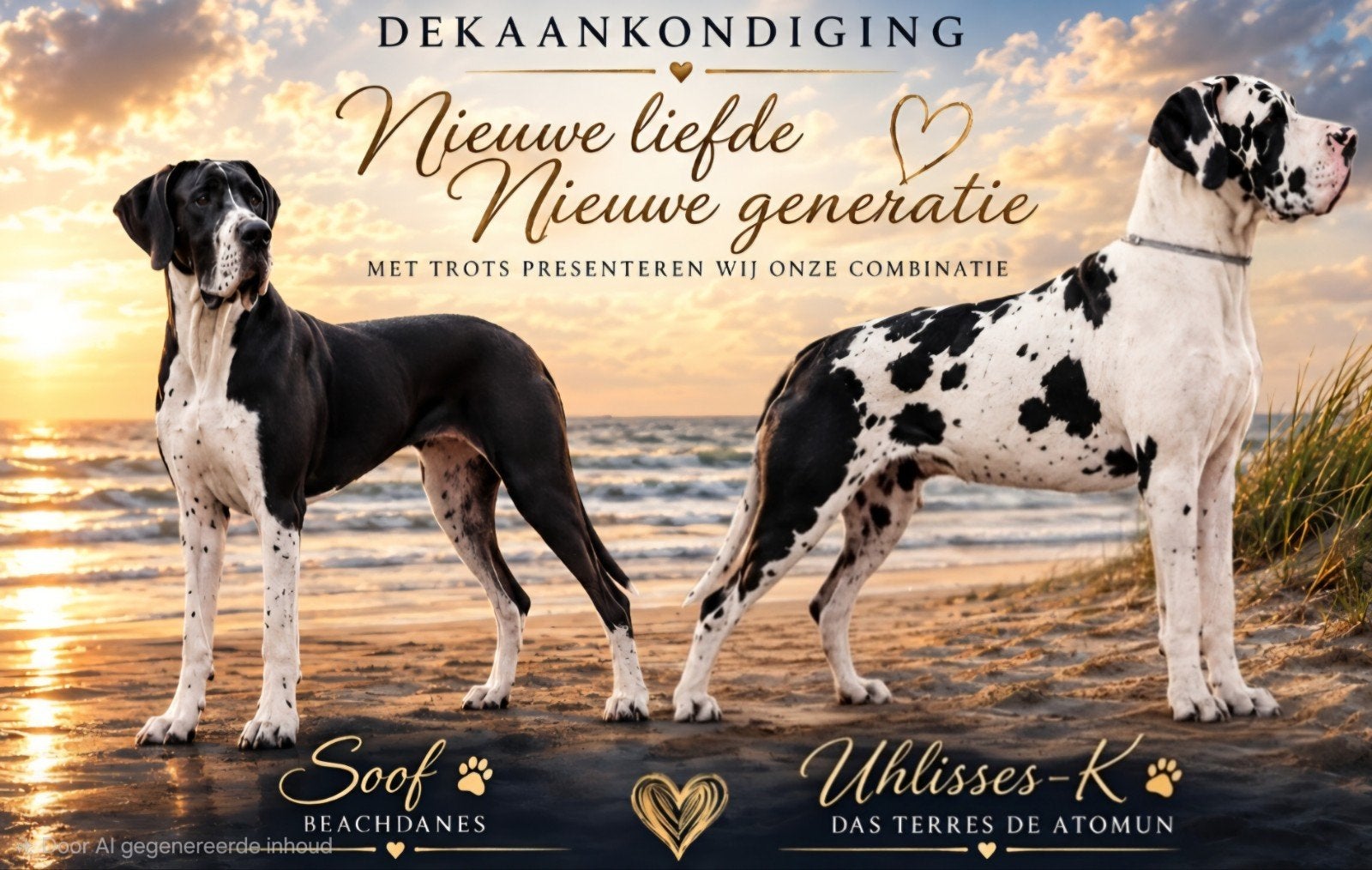 Verwacht Duitse Dog pups, Overige rassen, CDV (hondenziekte), 8 tot 15 weken, Meerdere