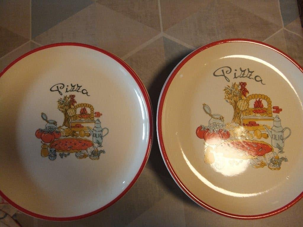 pizzaborden, Keramiek, Ophalen of Verzenden, Zo goed als nieuw, Bord(en)