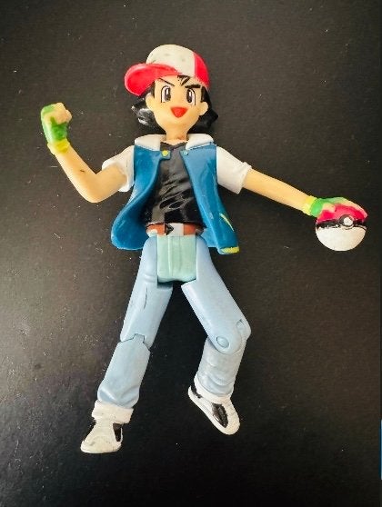 Ash Ketchum (15 cm) Actiefiguur - Pokémon Verzamelaar, Ophalen of Verzenden, Gebruikt