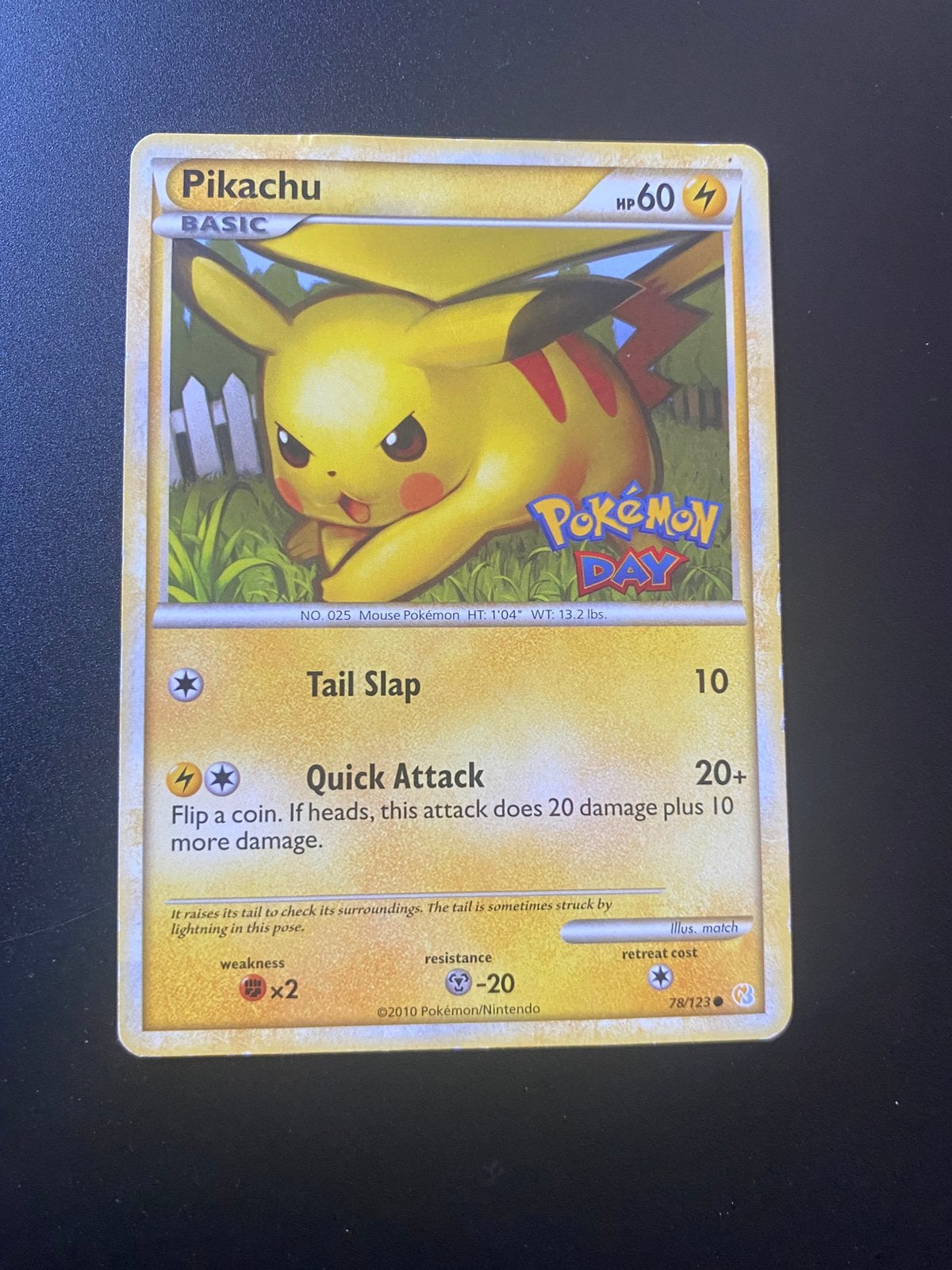 Pikachu 78/123, Hobby en Vrije tijd, Verzamelkaartspellen | Pokémon, Ophalen of Verzenden, Zo goed als nieuw