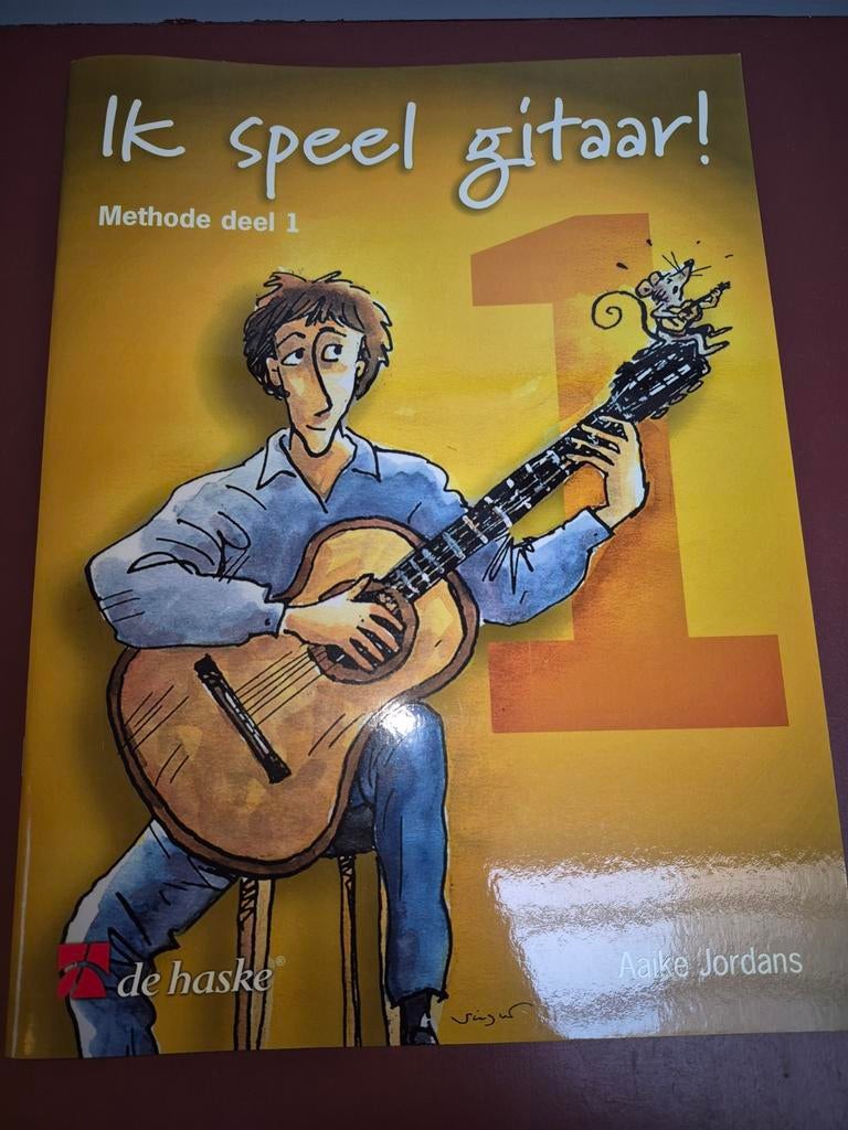 Ik speel gitaar! Methode deel 1. Aaike Jordans, Muziek en Instrumenten, Bladmuziek, Ophalen of Verzenden, Nieuw, Les of Cursus