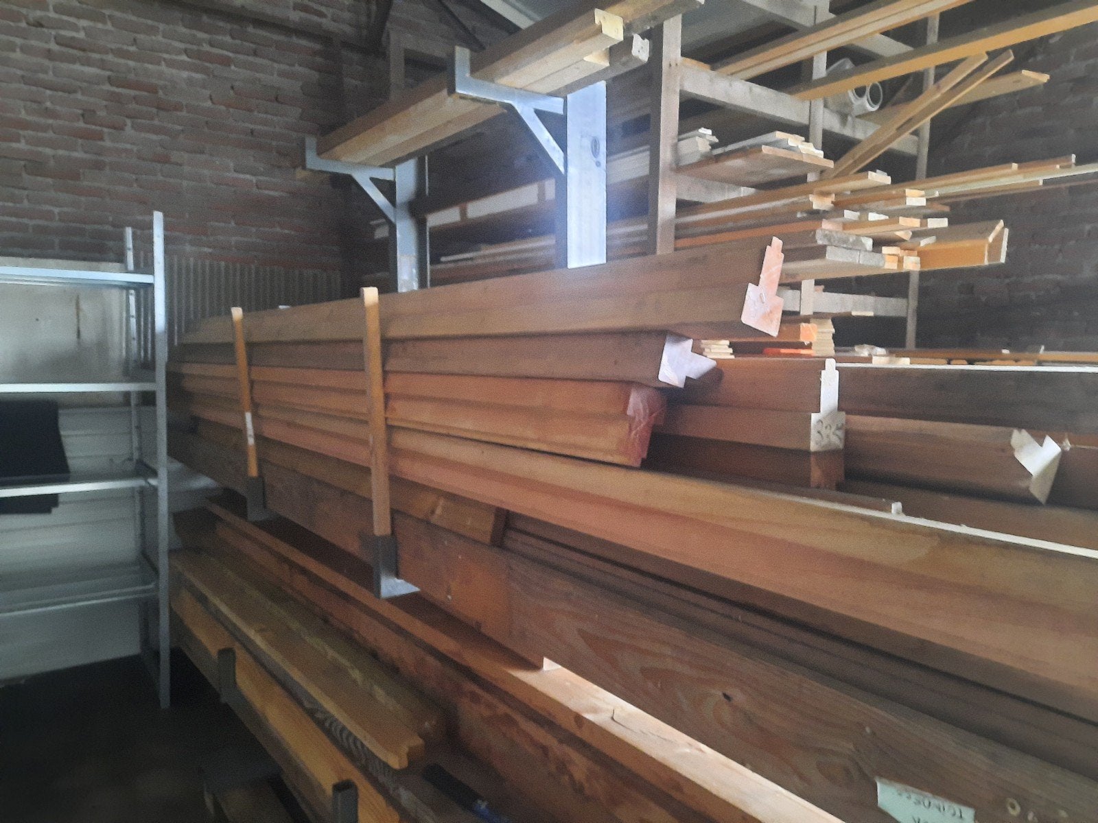 Partij hardhouten balken/ Euro pallets, Ophalen, 250 cm of meer, Balken