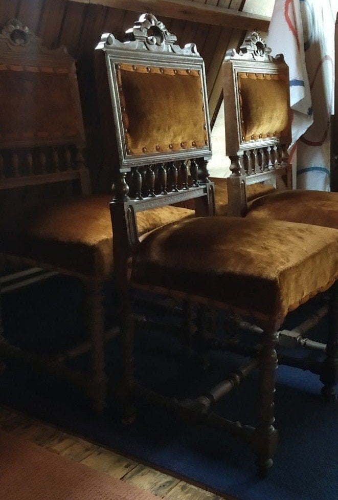 6 antieke stoelen, Ophalen