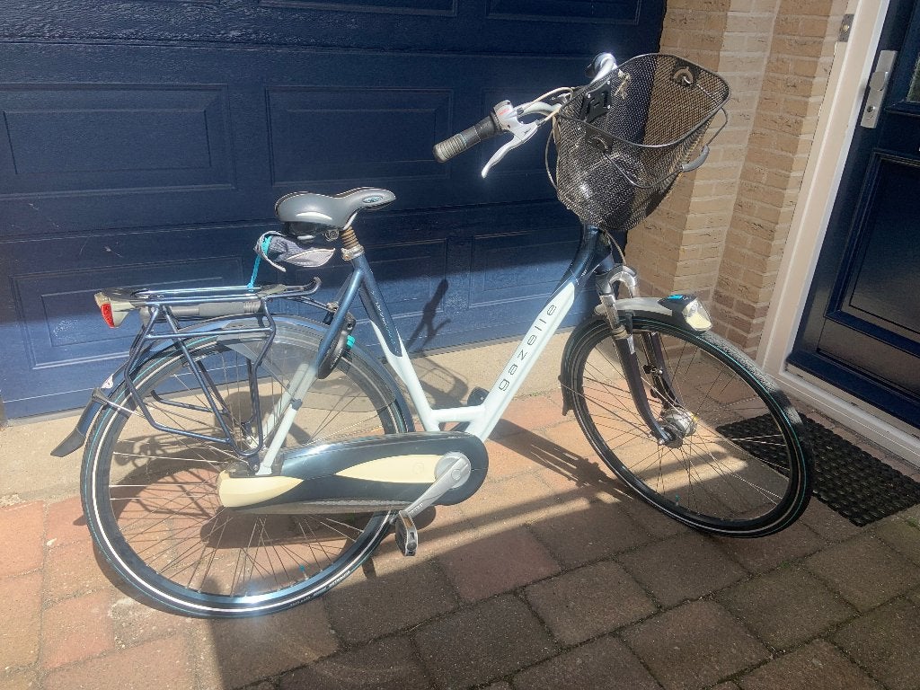 Damesfiets, Ophalen, Gebruikt, Versnellingen, 56 cm of meer
