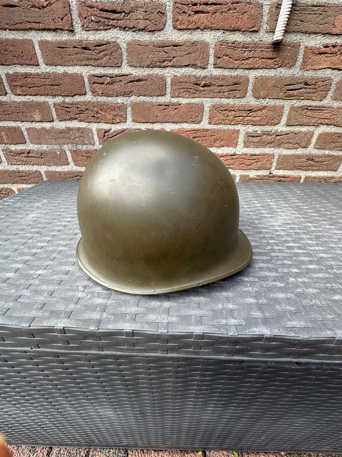 Leger helm, Verzamelen, Ophalen of Verzenden, Landmacht, Nederland, Helm of Baret