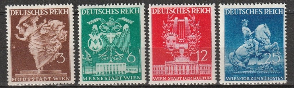 Duitse Rijk Minr 768/71 postfris, Ophalen of Verzenden, Duitse Keizerrijk, Postfris