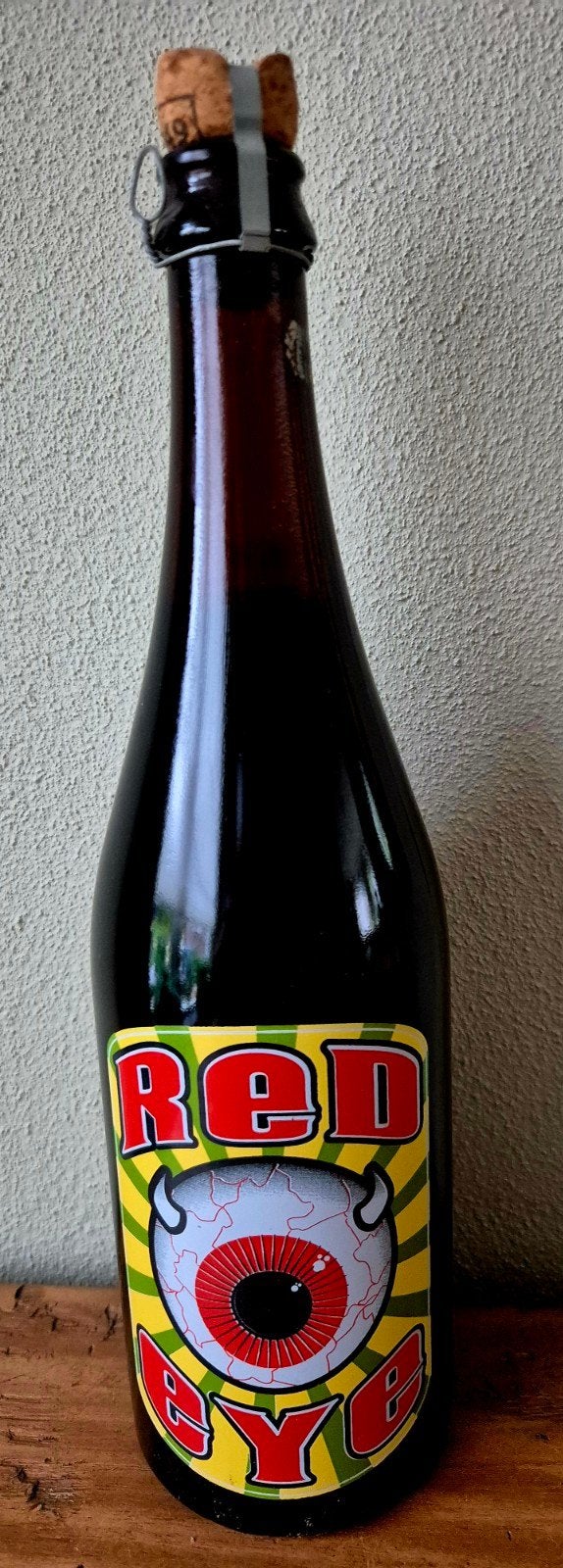 Unieke fles Red Eye robijn rood bier 8,8% Ottograph Amsterda, Ophalen of Verzenden, Zo goed als nieuw, Flesje(s), Overige merken