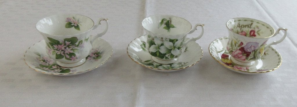 3 Kop en schotels Royal Albert, Ophalen of Verzenden