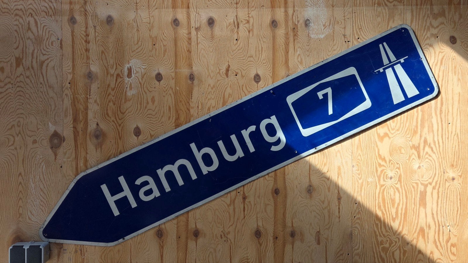 verkeersbord mancave schuur, Verzamelen, Ophalen