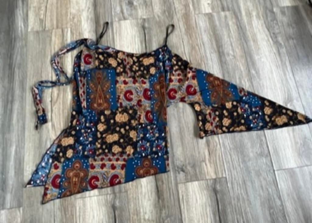 Jonathon Disley London tuniek / blouse maat 40 ZGAN, Ophalen of Verzenden, Zo goed als nieuw, Maat 38/40 (M), Blauw