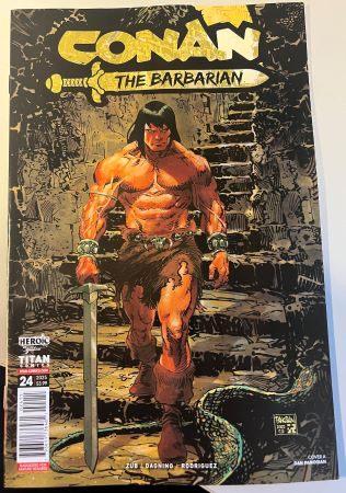 Conan the Barbarian #24 diverse covers (Titan Comics), Eén comic, Amerika, Nieuw, Ophalen of Verzenden