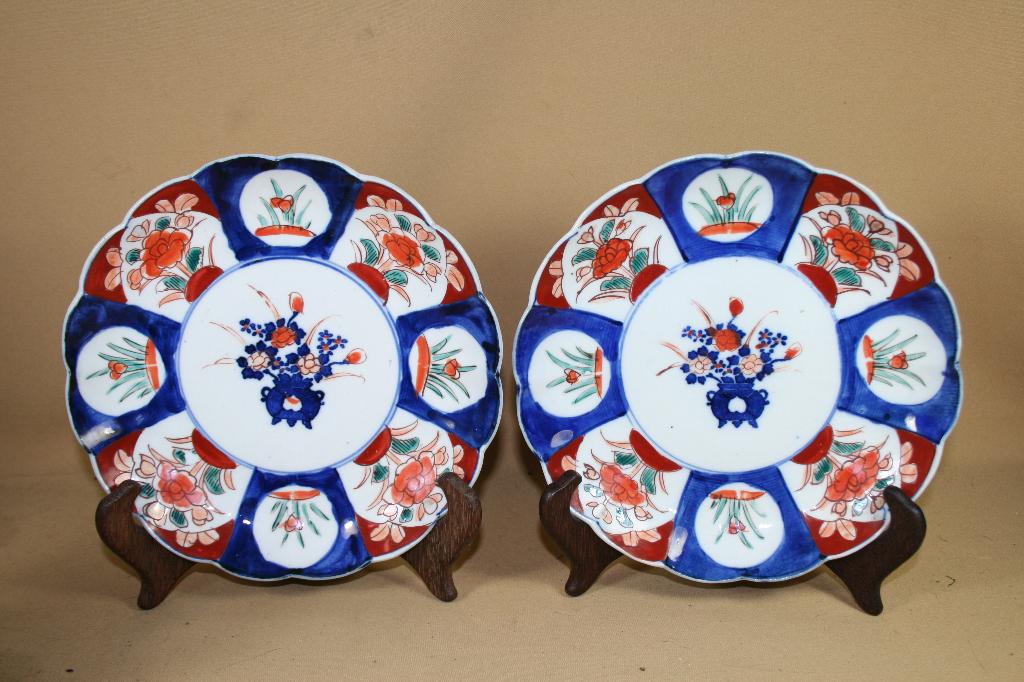 2 antiek Japans Imari borden, Antiek en Kunst, Antiek | Porselein, Ophalen of Verzenden