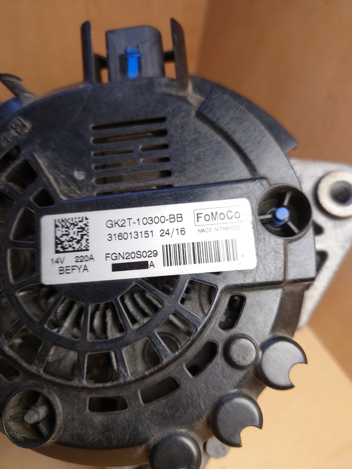 FoMoCo dynamo voor Ford Transit custom V362 2016, Ophalen of Verzenden, Gebruikt, Ford