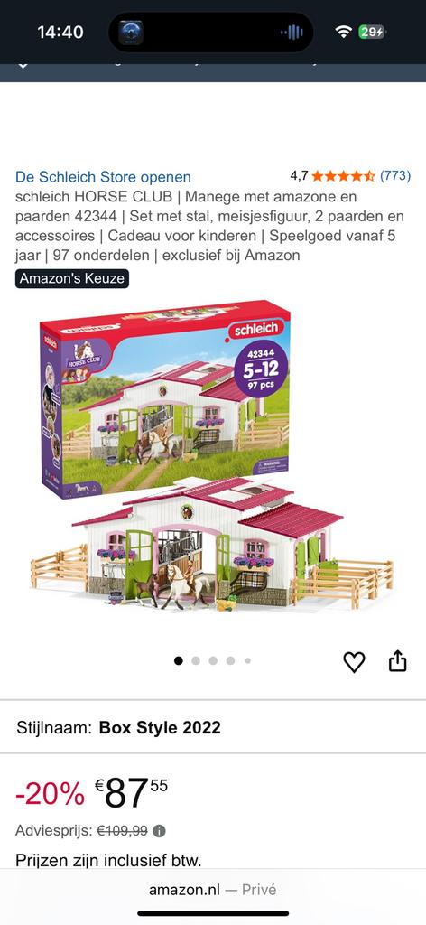 Schleich grote paarden stal, Eén persoon, Overige soorten