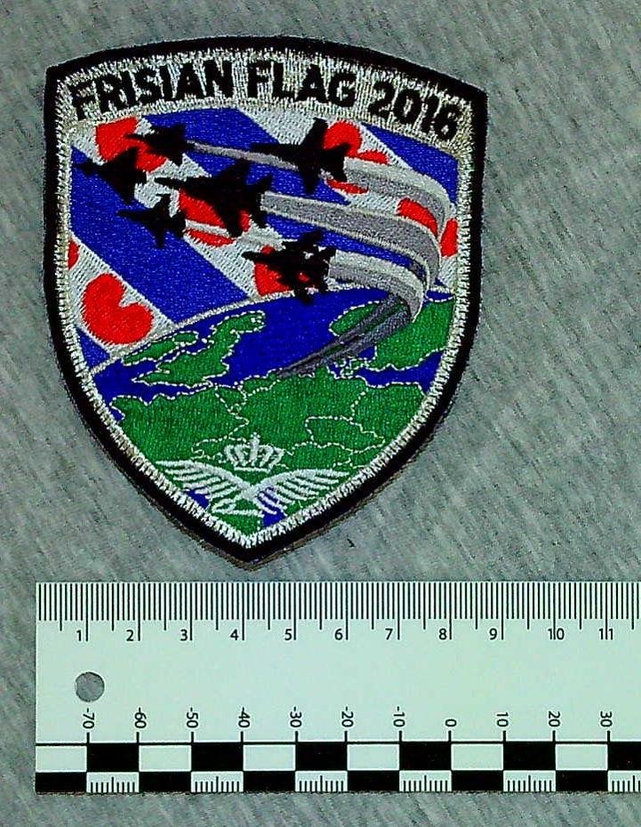 Frisian Flag 2016, Ophalen of Verzenden, Zo goed als nieuw, Patch, Badge of Embleem