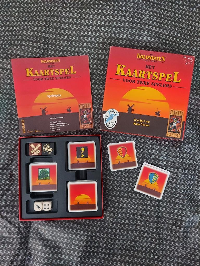 Kolonisten van Catan Kaartspel - 2 Spelers, Een of twee spelers, Ophalen of Verzenden, Gebruikt, 999 games
