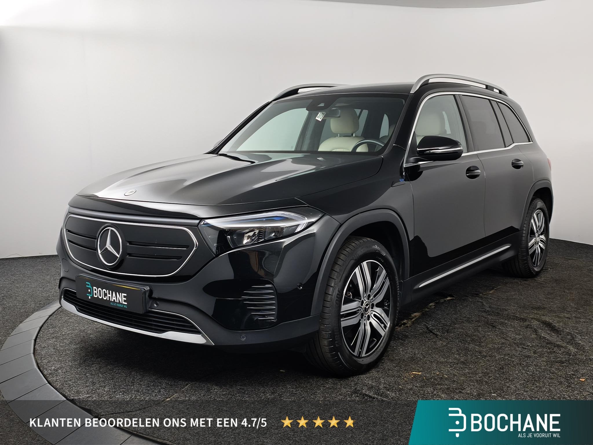 Mercedes-Benz EQB 250 Luxury Line 67 kWh | 96% SOH | Leder |, Gebruikt, 190 pk, Zwart, Automatische klimaatregeling