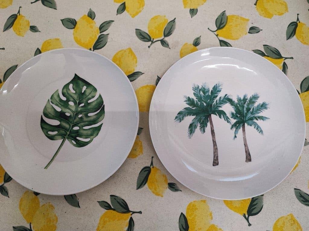 Set van 2 botanische Wonder Wall wandborden, Huis en Inrichting, Woonaccessoires | Wanddecoraties, Wandhanger, Steen/keramiek