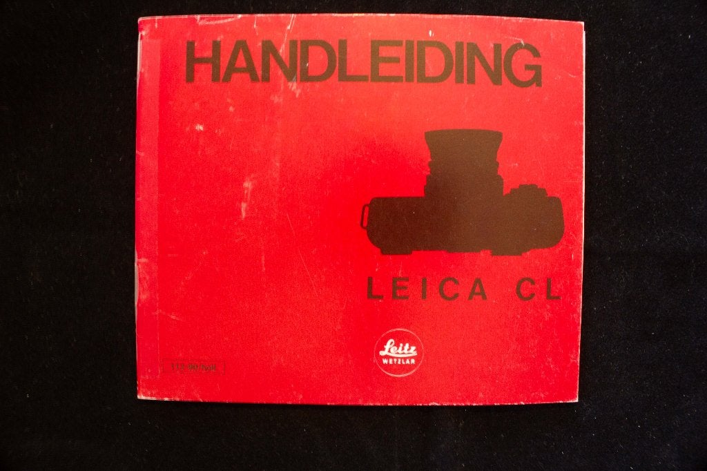 Handleiding Leica CL, Audio, Tv en Foto, Fotocamera's Analoog, Ophalen of Verzenden, Gebruikt, Compact, Leica