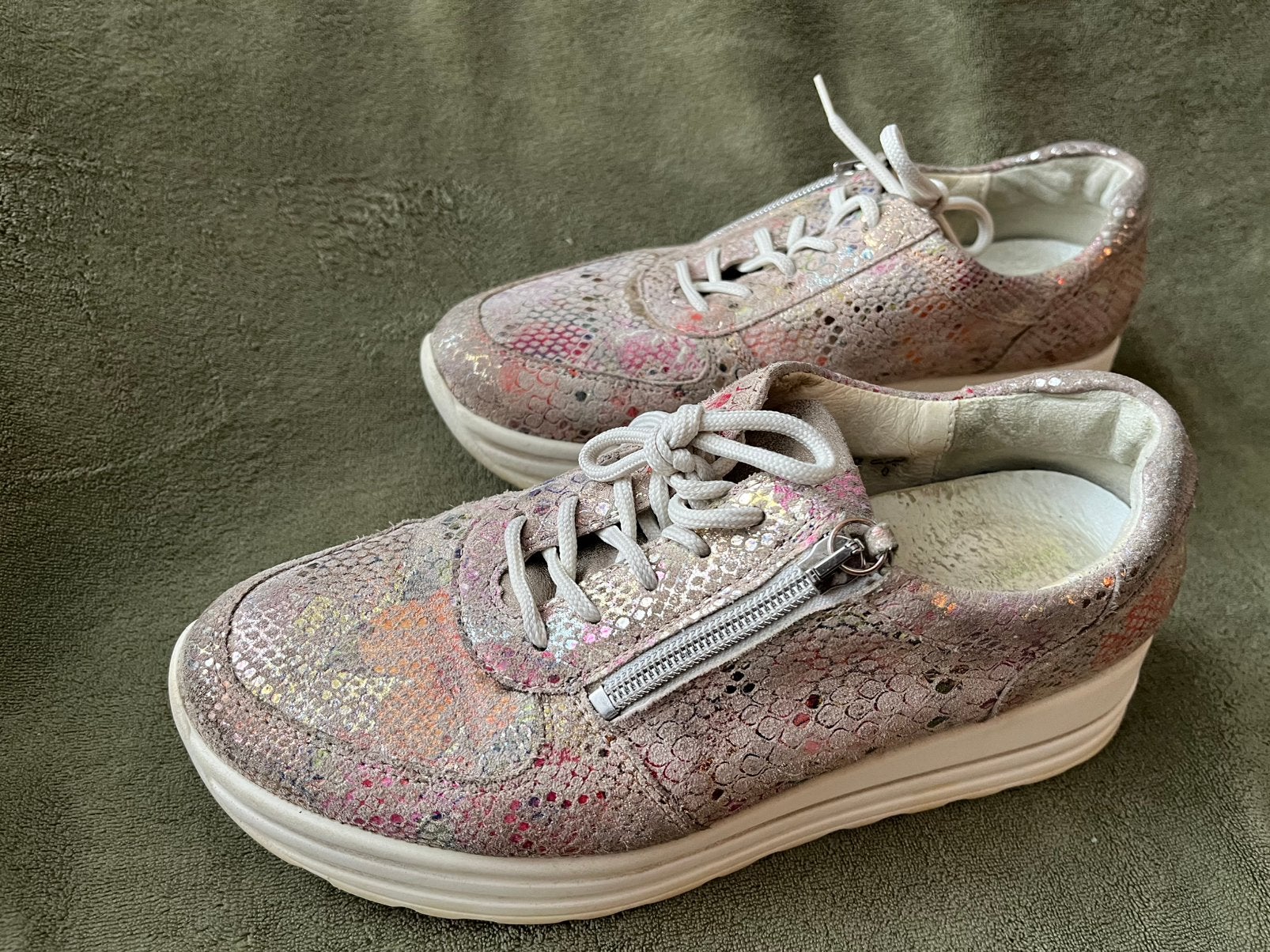 Leren schoenen van Waldlaufer, Overige kleuren, Ophalen of Verzenden, Sneakers of Gympen, Gedragen