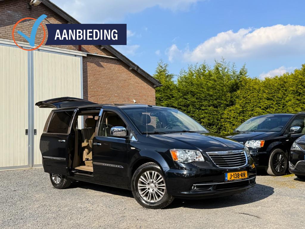 Chrysler Grand Voyager 3.6 V6 LIMITED OPEN-DAK YOUNGTIMER! 3, Grand Voyager, 7 stoelen, Zwart, Leder
