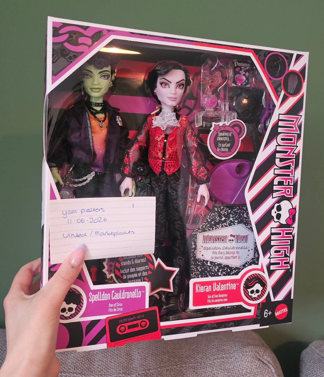 Monster High - Spelldon en Valentine Duo-Pack, Verzamelen, Poppen, Ophalen of Verzenden, Nieuw, Fashion Doll