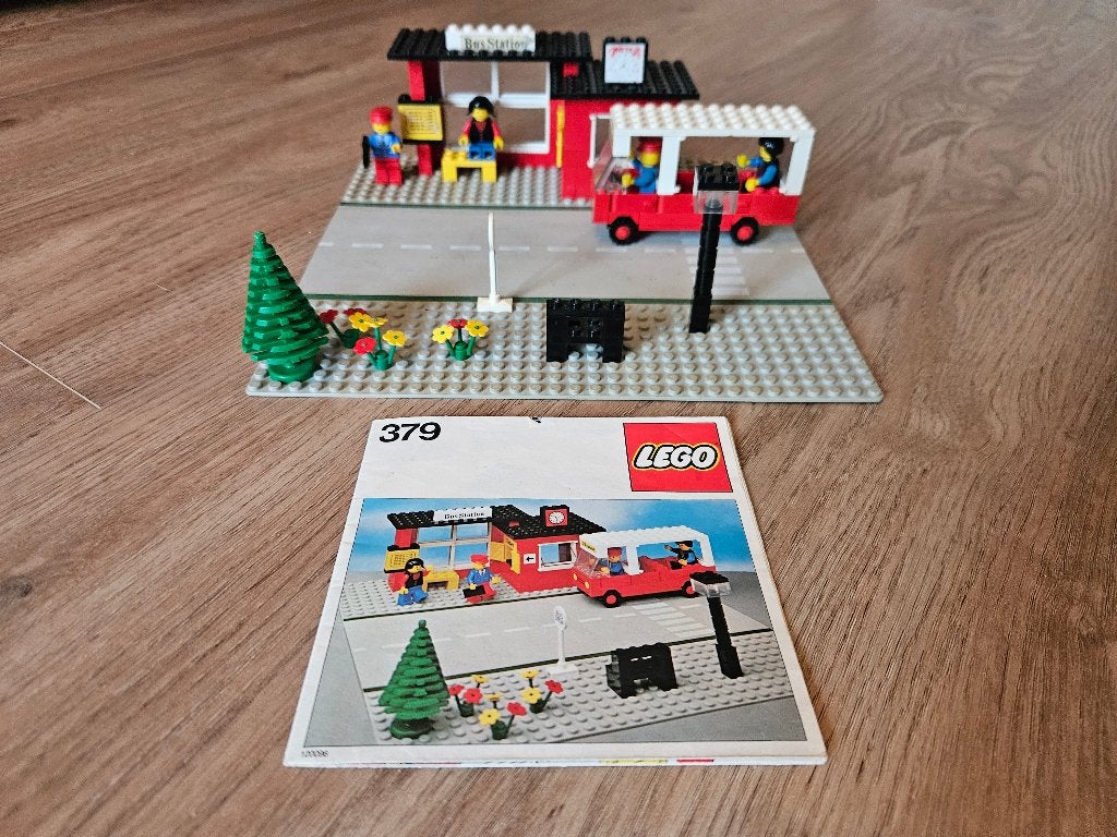 Lego 379 Bus Station vintage 1979, Lego, Inclusief instructies, Ophalen of Verzenden, Complete set