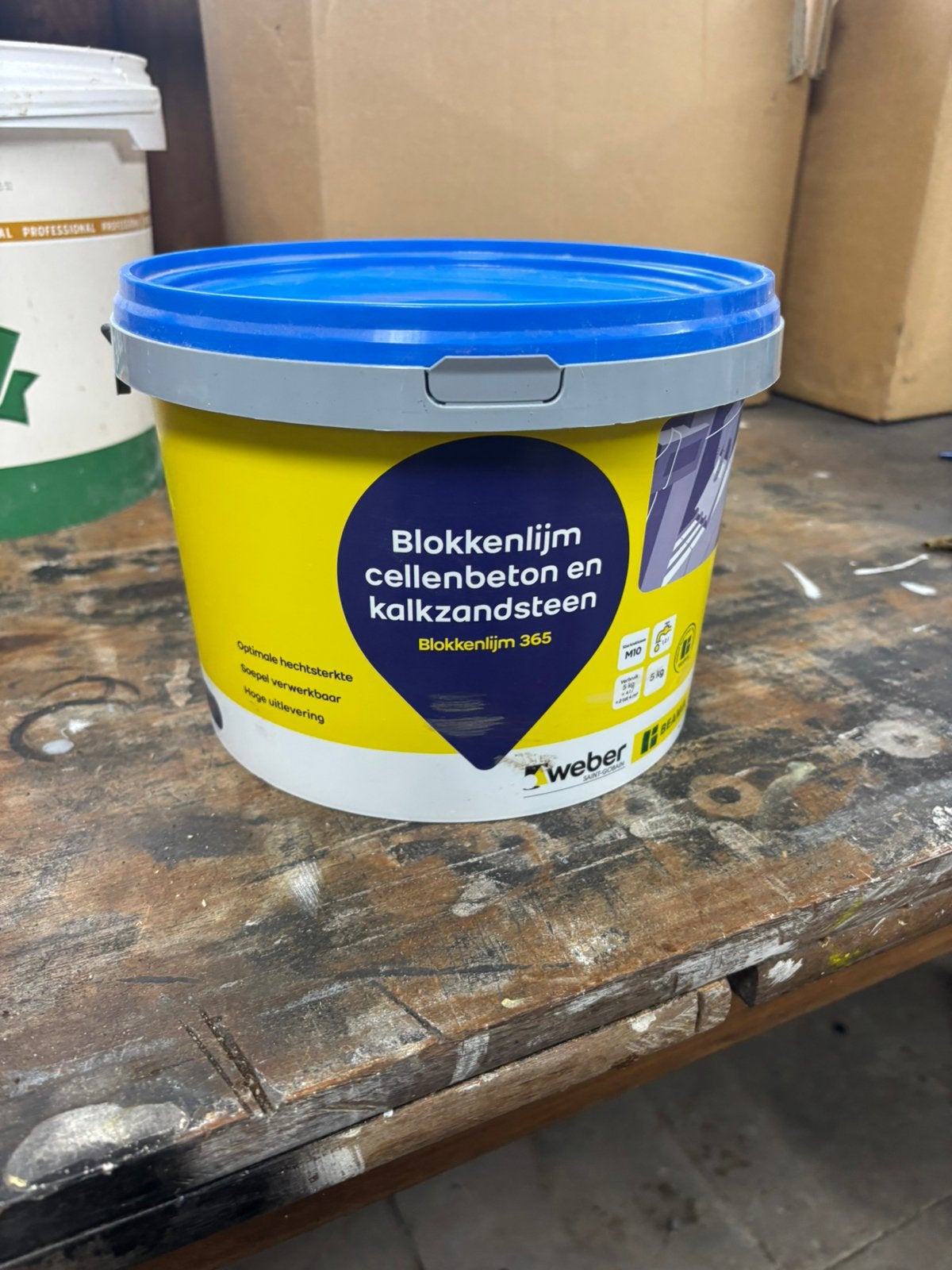 Blokkenlijm cellenbeton en kalkzandsteen, Ophalen, Nieuw
