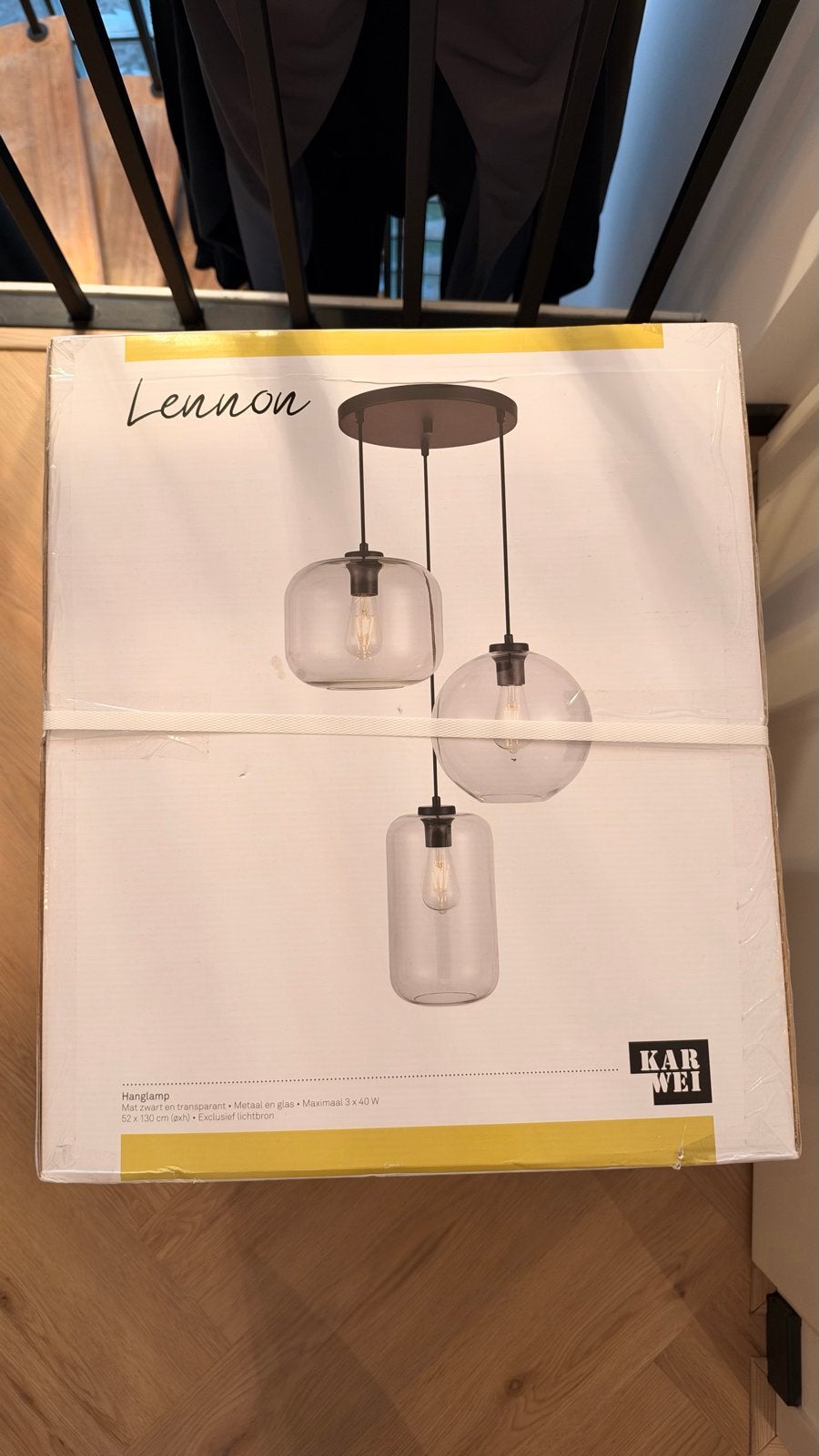 Lennon Hanglamp - Nieuw in doos, Ophalen of Verzenden, Nieuw, Metaal