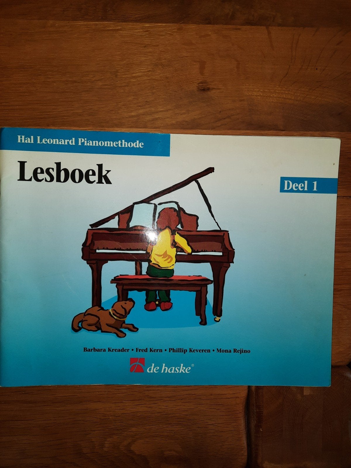 Lesboek piano: Hal leonard pianomethode 1, Ophalen of Verzenden, Gebruikt, Les of Cursus, Piano
