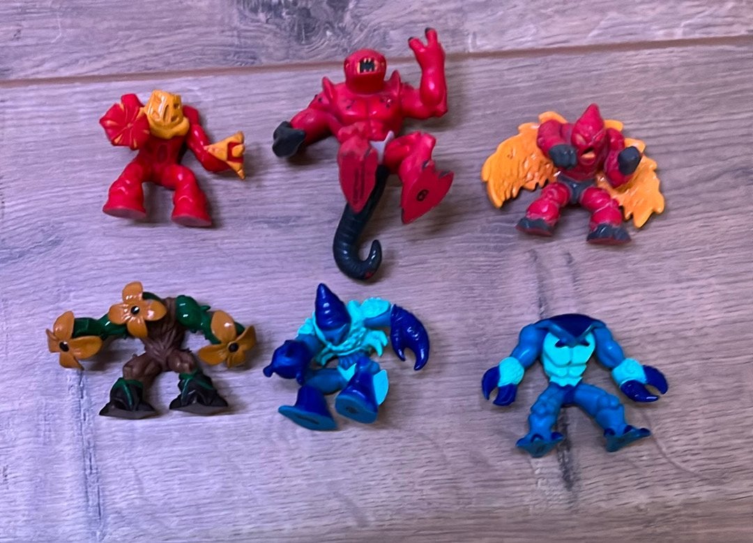 6 Gormitri figuren., Ophalen of Verzenden, Gebruikt