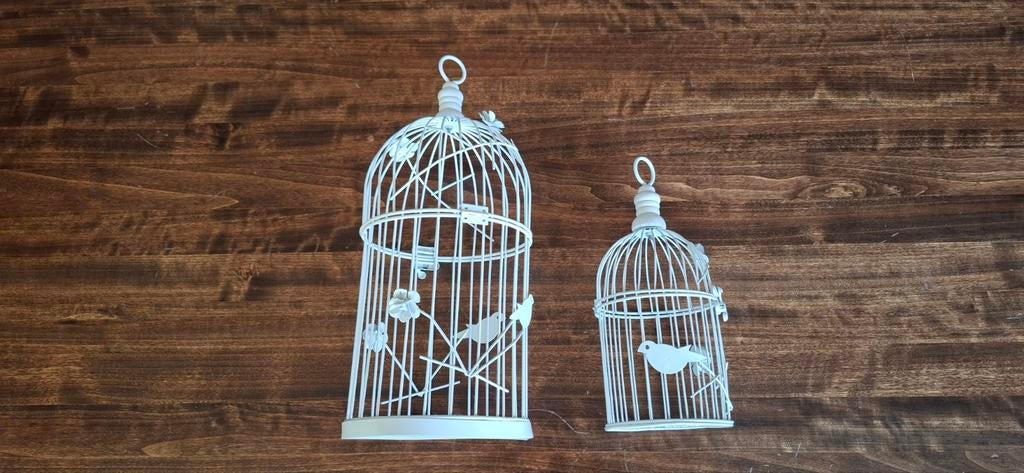 Set van 2 decoratieve vogelkooitjes, Huis en Inrichting, Ophalen of Verzenden